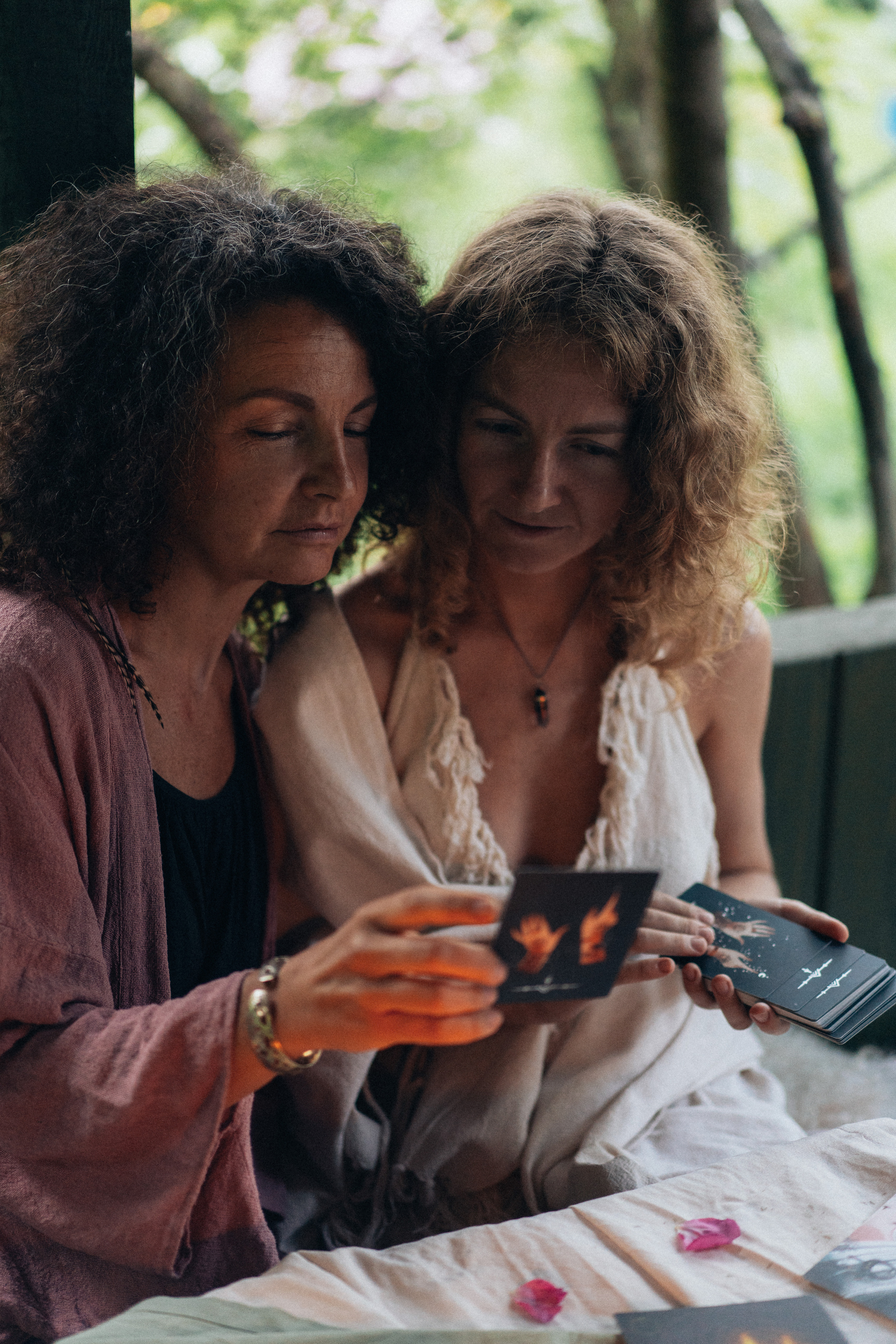 Women Reading Tarot Cards